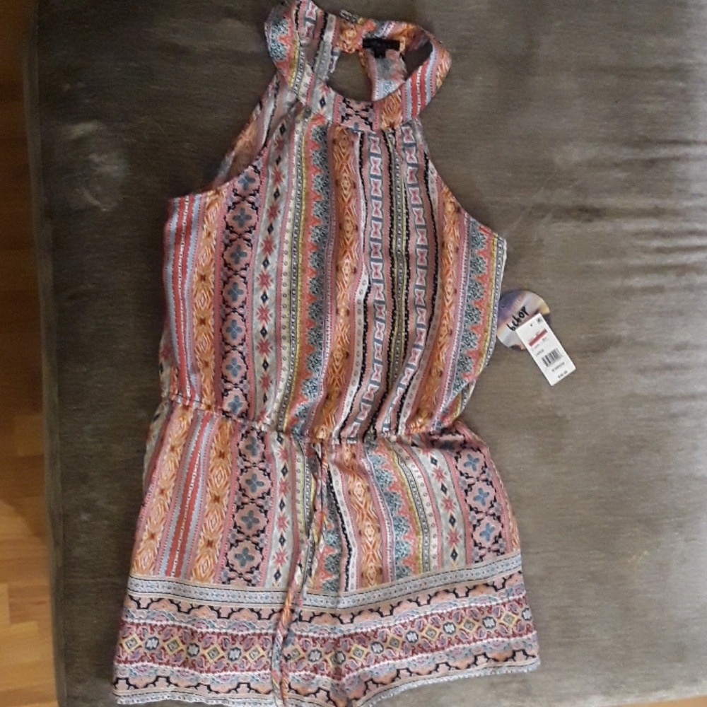 Multicolor shorts jumper